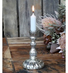 Chic Antique Kerzenständer antik silber