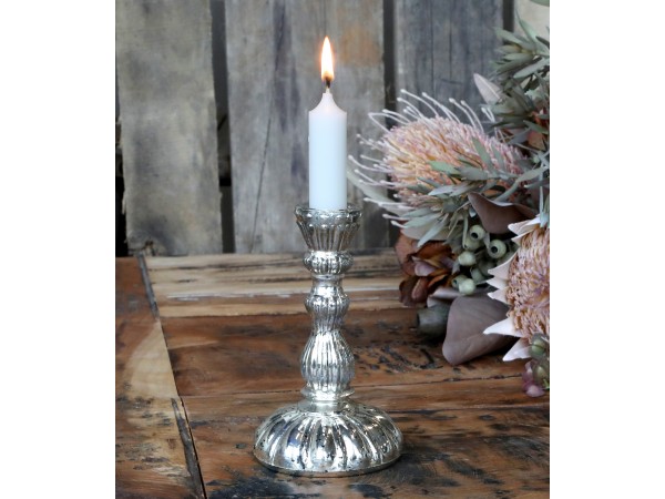 Chic Antique Kerzenständer antik silber