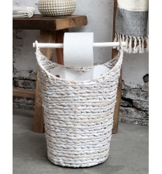 Chic Antique Toilettenpapierhalter Korb weiß