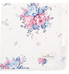 GreenGate Stoffserviette mit Spitze Emely white