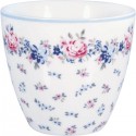 GreenGate Latte Cup Becher Laura petit white