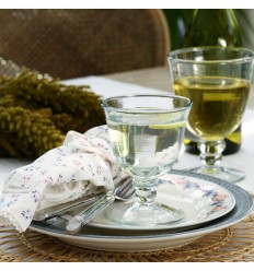 GreenGate Stoffserviette mit Spitze Emely petit white