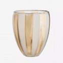 Madam Stoltz Vase mit Streifen
