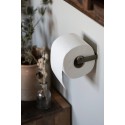 Ib Laursen Toilettenpapierhalter mit Holzrolle altmessing