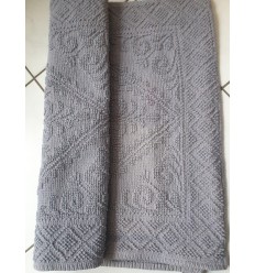 Badteppich 'Jacquard' grau