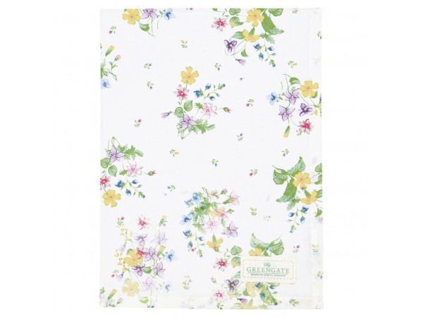 GreenGate Geschirrtuch Küchentuch Fiola white