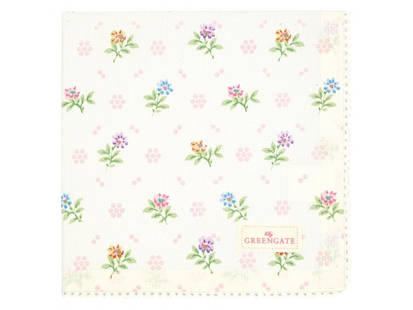 GreenGate Stoffserviette mit Spitze Cilja white