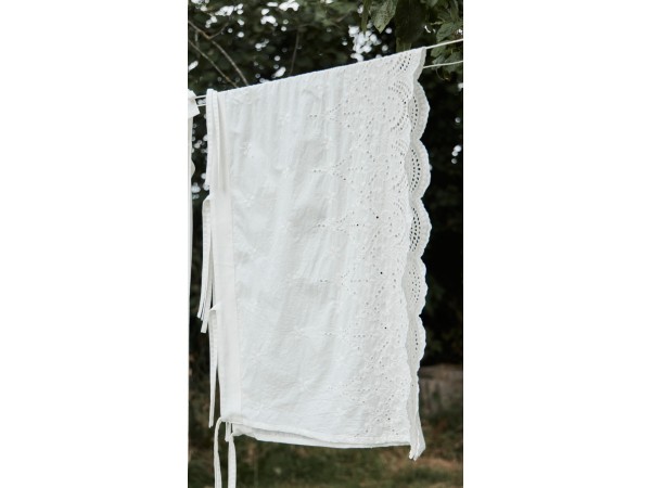 Kurzgardine Broderie ecru 50 x140 cm