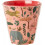 Rice 6er Set Becher Jungle Animals rosa