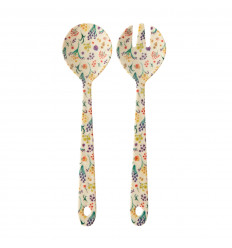 Rice Salatlöffel Wild Flowers Print 2er Set