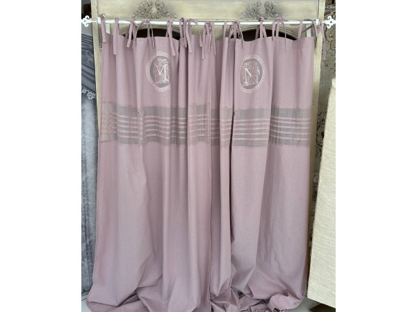 Gardinenschal 'Molly' 2er Set hell-lila