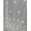 Kurzgardine Broderie ecru 50 x140 cm