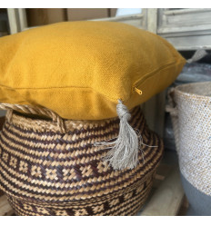 Kissenbezug 'Chilla' safrangelb