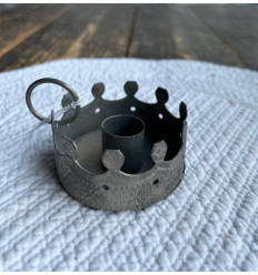 Chic Antique Kammerleuchter, Kerzenhalter 'Krone'/ B-Ware