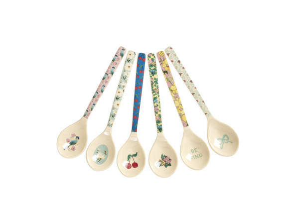 Rice 6er-Set Teelöffel Show your true colors